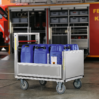 MUNK Rettungstechnik Rollcontainer mit Aluminiumbox-Beschreibung lesen