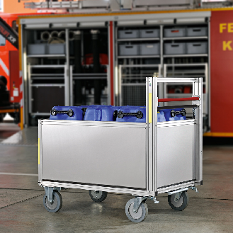 MUNK Rettungstechnik Rollcontainer mit Aluminiumbox-Beschreibung lesen