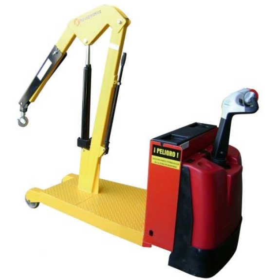Grúa contrapesada. ELECTRICA capacidad 500 kg-Leer más