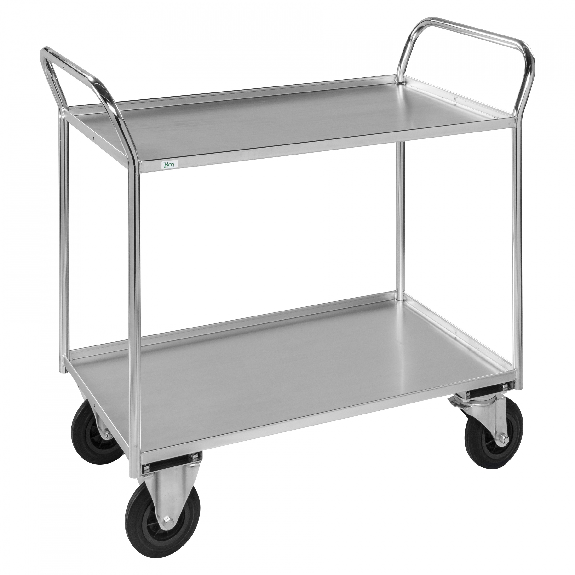 Etagenwagen voll verschweisst und verzinkt mit 2 Böden 940x440mm Ladefläche und 24mm Rand ohne Bremse Etagenwagen voll verschweisst und verzinkt mit 2 Böden 940x440mm Ladefläche und 24mm Rand ohne Bremse-Beschreibung lesen