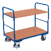 VARIOfit Etagenwagen, niedrig mit 2 Ladeflächen 1000x600mm