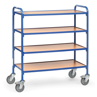 Beistellwagen mit Holzwerkstoffplatten für 12 Eurokisten-Beschreibung lesen