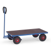 Handwagen mit Plattform Vollgummibereifung, 1060x600 mm Ladefläche