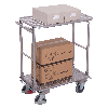 Klappbügelwagen mit 2 Etagen aus Aluminium 720x450mm