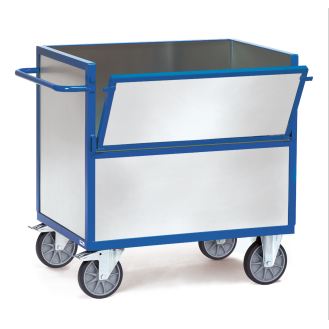 Blechkastenwagen Wände aus verzinktem Stahlblech 1200x800-Beschreibung lesen