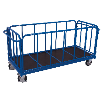 Vierwandwagen mit senkrechten Streben Elastikbereifung 1200kg Tragkraft 2005x845mm-Beschreibung lesen