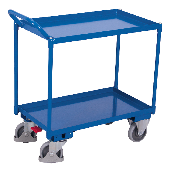VARIOfit Tischwagen mit Wanne, gebogenem Schiebegriff und 2 Ladeflächen 995x695mm VARIOfit Tischwagen mit Wanne, gebogenem Schiebegriff und 2 Ladeflächen 995x695mm-Beschreibung lesen
