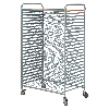 Trockenwagen in grau 950x600x1640mm mit 25 Böden
