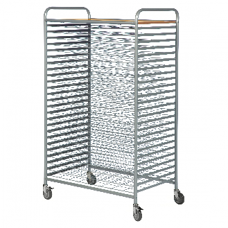 Trockenwagen in grau 950x600x1640mm mit 25 Böden-Beschreibung lesen