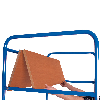 Hoher Etagenwagen, Wände offen mit 4 klappbaren Ladeflächen 975x700mm