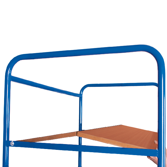 Hoher Etagenwagen, Wände offen mit 4 klappbaren Ladeflächen 975x700mm Hoher Etagenwagen, Wände offen mit 4 klappbaren Ladeflächen 975x700mm-Beschreibung lesen