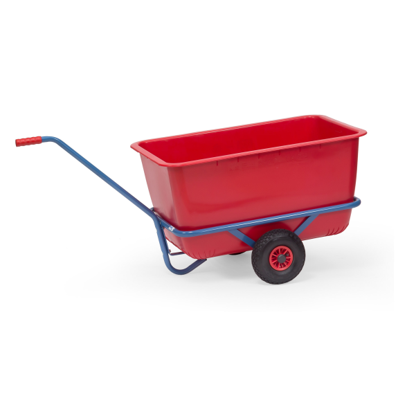 Wagon handicapé avec pneus en caoutchouc complet et croûte en plastique 700x400 mm-Leggi tutto
