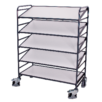 ESD Eurokastenwagen mit 5 Ladeflächen, neigbar 1240x610mm-Beschreibung lesen