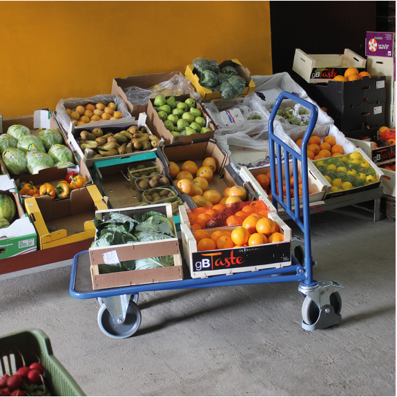 VARIOfit CC-Wagen mit Ladefläche 880x500mm in Buchendekor-Beschreibung lesen