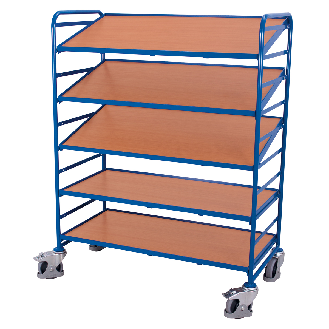 Eurokastenwagen mit 4 neigbaren Holzböden 1240x610mm-Beschreibung lesen