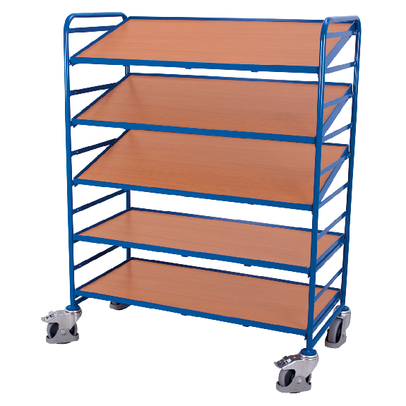 Eurokastenwagen mit 4 neigbaren Holzböden 1240x610mm-Beschreibung lesen