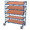 Eurokastenwagen mit 4 neigbaren Holzböden 1240x610mm