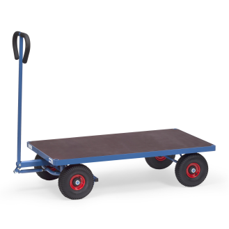 Handwagen mit Plattform, 1260x700 mm Ladefläche-Beschreibung lesen