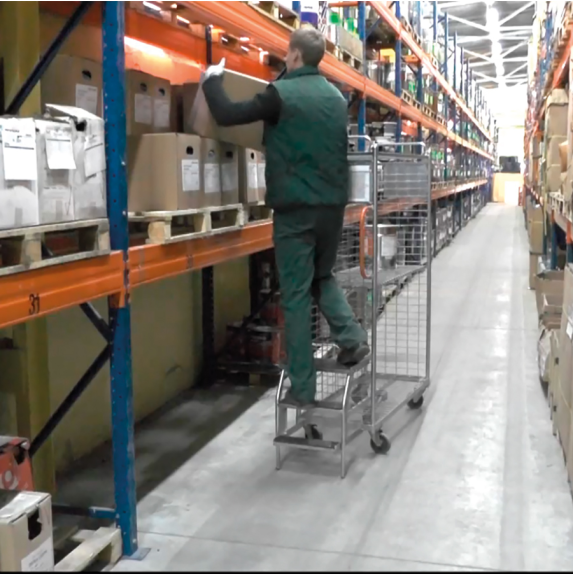 Kommissionierwagen aus Drahtgitter 1250x460 mm-Beschreibung lesen
