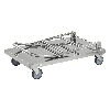 Kongamek Edelstahl- Plattformwagen rostfrei 800x500x940mm Gummibereifung mit Bremse Kongamek Edelstahl- Plattformwagen rostfrei 800x500x940mm Gummibereifung mit Bremse