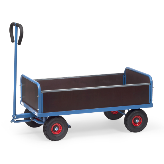 Handwagen mit 4 Wänden Vollgummibereifung, 1200x650 mm Ladefläche 500kg Tragkraft Handwagen mit 4 Wänden Vollgummibereifung, 1200x650 mm Ladefläche 500kg Tragkraft-Beschreibung lesen