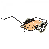 Handwagen in schwarz 1600x910x900mm mit Luftbereifung und 150kg Tragkraft