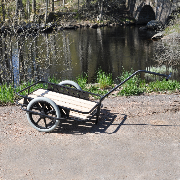 Handwagen in schwarz 1600x910x900mm mit Luftbereifung und 150kg Tragkraft Handwagen in schwarz 1600x910x900mm mit Luftbereifung und 150kg Tragkraft-Beschreibung lesen