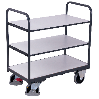 ESD Etagenwagen, niedrig mit 3 Ladeflächen 1000x700mm-Beschreibung lesen
