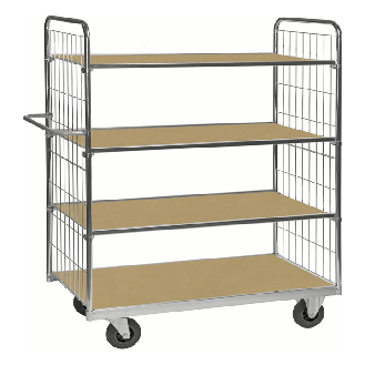 ESD-Etagenwagen Serie 9000-XL 4 Etagen 1600x600mm-Beschreibung lesen