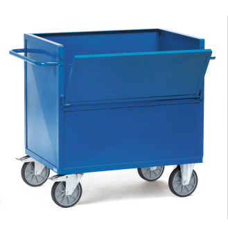 Blechkastenwagen Wände aus gesicktem Stahlblech 1000x700mm-Beschreibung lesen