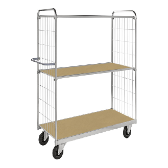 ESD-Etagenwagen Serie 9000-M mit 3 Etagen 1200x600mm Ladefläche ohne Bremse-Beschreibung lesen