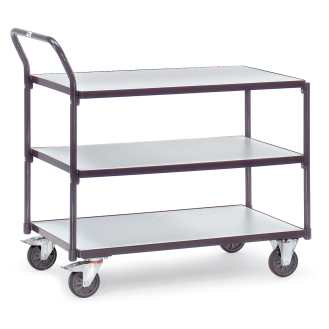 ESD-Tischwagen mit 3 Ebenen 850x500 mm-Beschreibung lesen