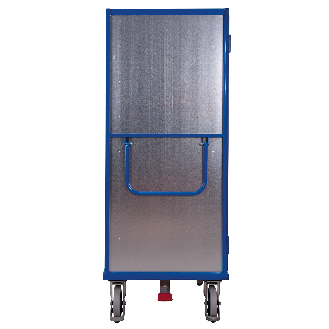 Etagenwagen aus Stahlblech mit Schiebebügel, Drehgriff und 5 Ladeflächen 1245x785mm-Beschreibung lesen