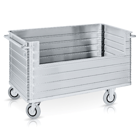 Transportwagen aus Aluminium-Beschreibung lesen