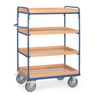 Etagenwagen mit Holzkästen 4 Etagen 1200x800-Beschreibung lesen