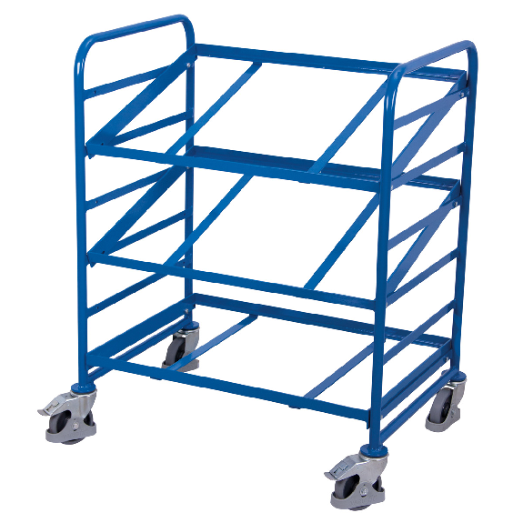 VARIOfit Eurokastenwagen mit 2 neigbaren Etagen 825x610mm-Beschreibung lesen