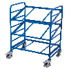 VARIOfit Eurokastenwagen mit 2 neigbaren Etagen 825x610mm VARIOfit Eurokastenwagen mit 2 neigbaren Etagen 825x610mm