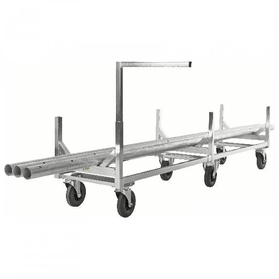 Langgutwagen 2800x608x700mm mit 800kg Tragkraft und Gummibereifung ohne Bremse Langgutwagen 2800x608x700mm mit 800kg Tragkraft und Gummibereifung ohne Bremse-Beschreibung lesen