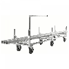 Langgutwagen 2800x608x700mm mit 800kg Tragkraft und Gummibereifung ohne Bremse