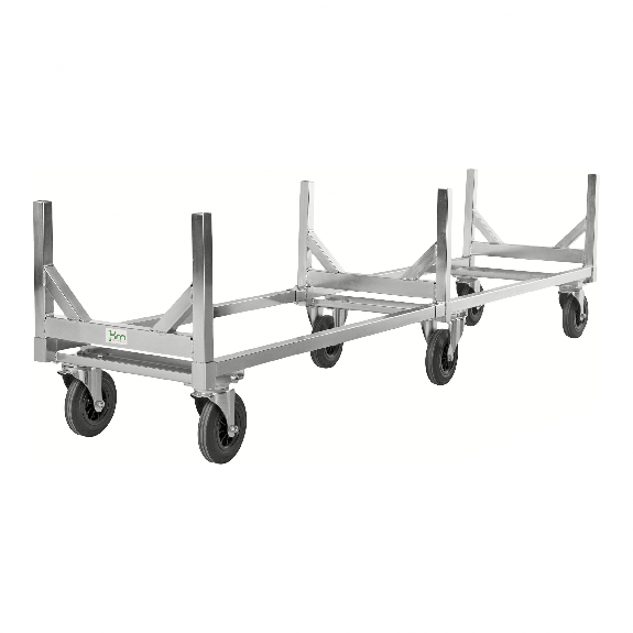 Langgutwagen 2800x608x700mm mit 800kg Tragkraft und Gummibereifung ohne Bremse Langgutwagen 2800x608x700mm mit 800kg Tragkraft und Gummibereifung ohne Bremse-Beschreibung lesen