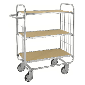 ESD-Etagenwagen Serie 8000-M mit 3 Etagen 750x425mm mit Bremse-Beschreibung lesen