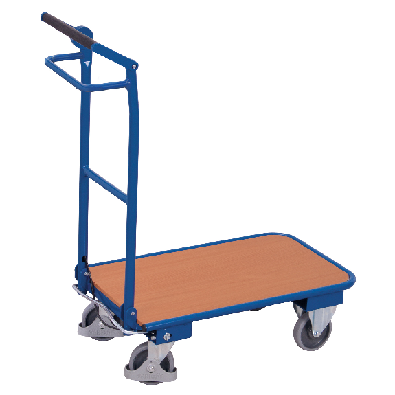 Carro plegable con freno de hombre muerto 150 kg de capacidad-Leer más