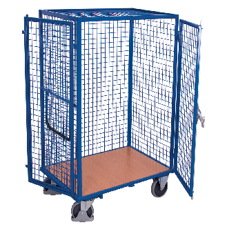 Etagenwagen, außen vergittert mit Flügeltür und Ladefläche 1045x685mm-Beschreibung lesen