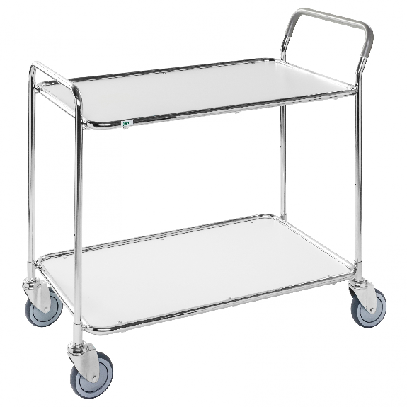 Kongamek Tischwagen mit 250kg Tragkraft 850x508mm Ladefläche in weiss Kongamek Tischwagen mit 250kg Tragkraft 850x508mm Ladefläche in weiss-Beschreibung lesen