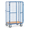 Paketwagen mit 3 Drahtgitterwänden und Doppelflügeltüren, Höhe 1800mm 1000x600mm