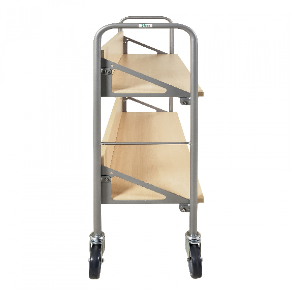 Kongamek Archivwagen in Birkeoptik mit 2 schrägen Böden 820x720mm 4 Buchstützen und 50kg Tragkraft Kongamek Archivwagen in Birkeoptik mit 2 schrägen Böden 820x720mm 4 Buchstützen und 50kg Tragkraft-Beschreibung lesen