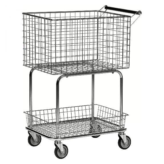 Kongamek Allzweckwagen mit 2 Drahtkörben 690x410x950mm Gummibereifung Ø100mm mit Bremse Kongamek Allzweckwagen mit 2 Drahtkörben 690x410x950mm Gummibereifung Ø100mm mit Bremse-Beschreibung lesen