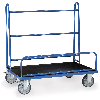 Plattenwagen mit festen Rohrbügeln 1270x535 mm Ladefläche mit Riefengummi