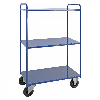 Industrie-Transportwagen 1490 mm mit 3 Böden und Bremse