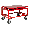 Schwenkteller 1338x810x152mm in rot als Zubehör für Palettenwagen